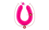 Ruse Silicone Slim 18 Inch Double Ender Realistic Dong Double Ender